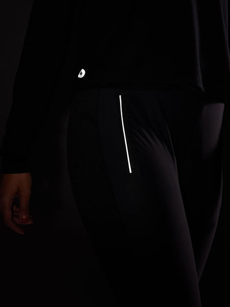 Active Fleece Unpadded Wind Pant || Black