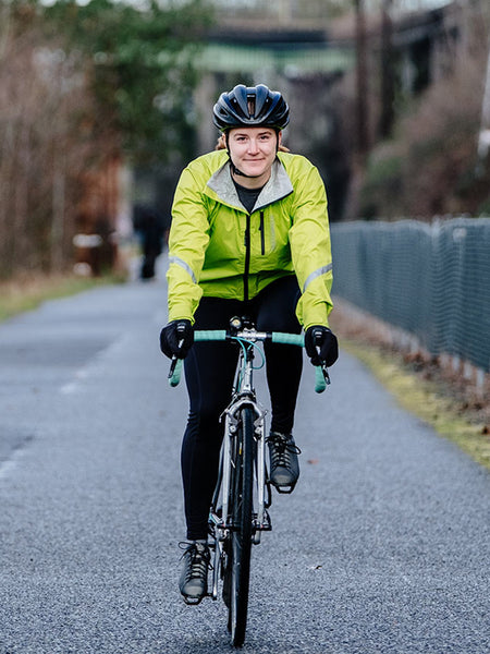 Showers Pass Century CC Bike Jacket in color || Leaf Green