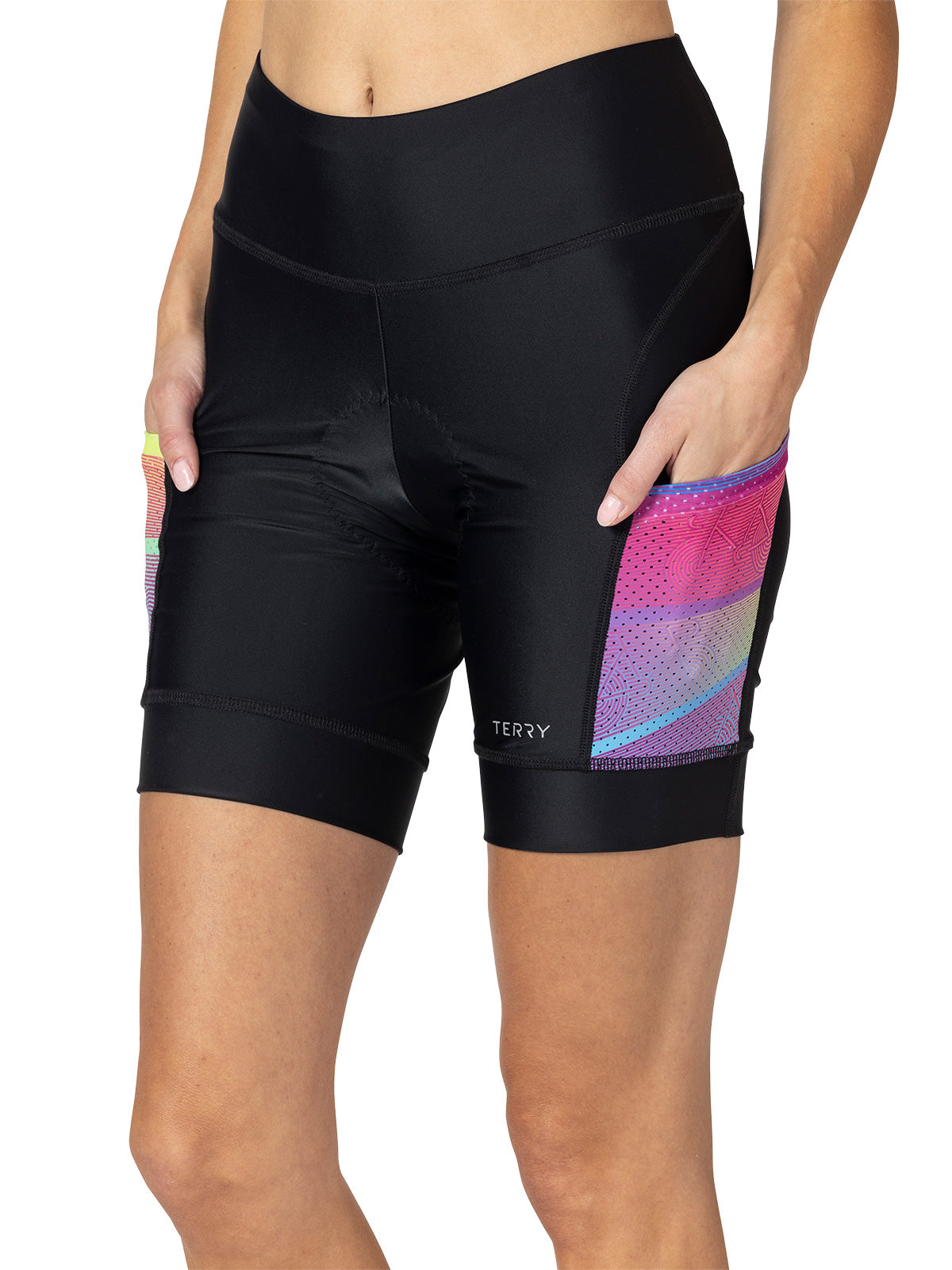 Terry Soleil Bike Short in color || Black | Zoombre