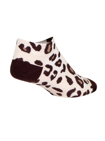SockGuy Flat Knit 1 Cycling Socks in color || Cheetah