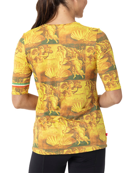 Terry Soleil Flow Short Sleeve Bike Top in color || Golden Goddess