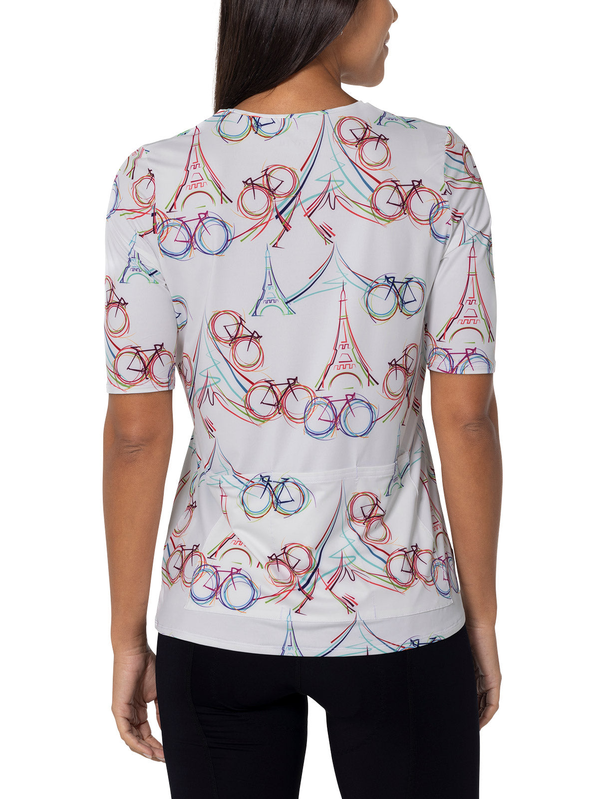 Terry Soleil Flow Short Sleeve Bike Top in color || Parisienne