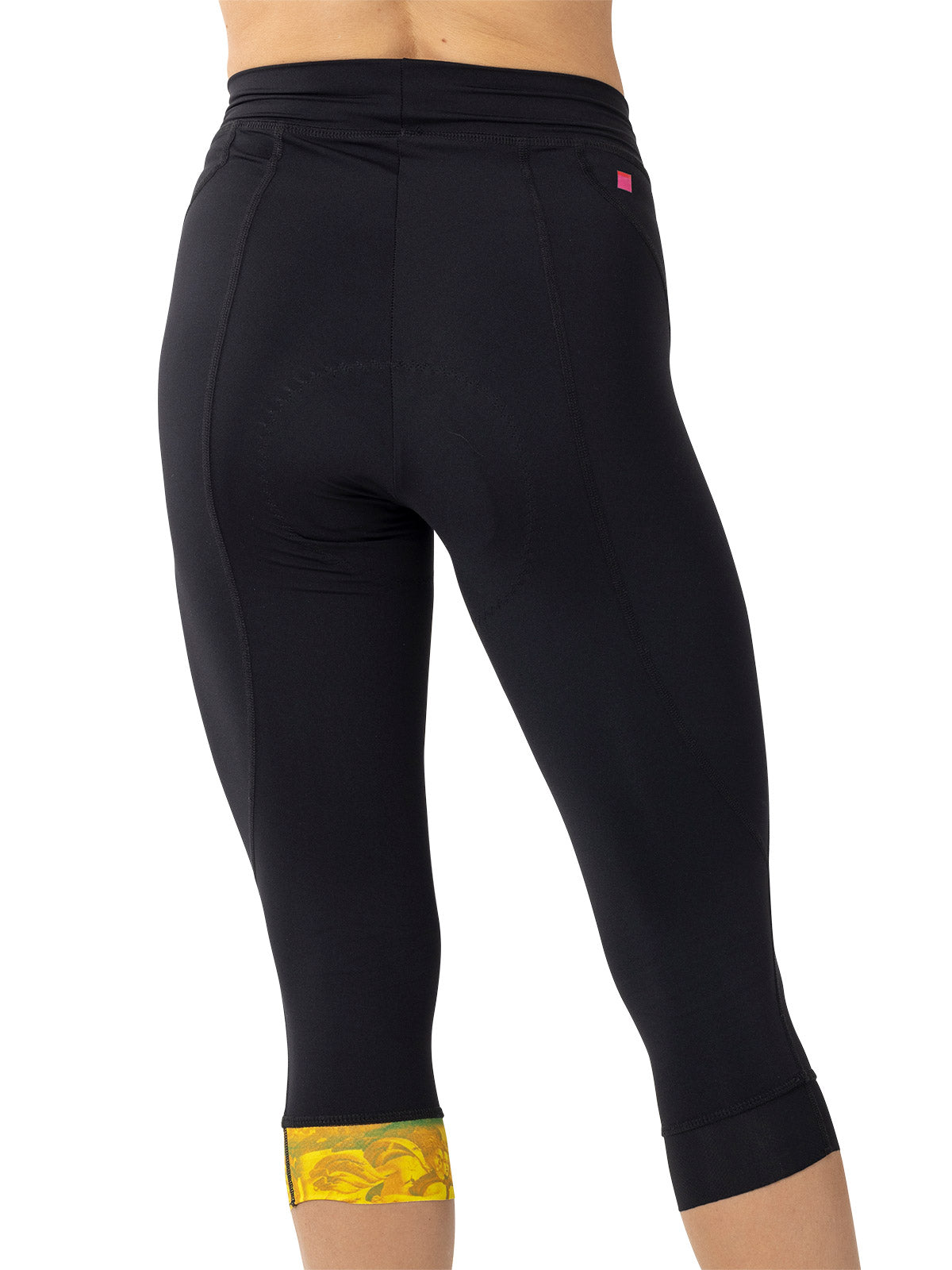 Terry Peloton TDF Bike Capri in color || Black | Golden Goddess