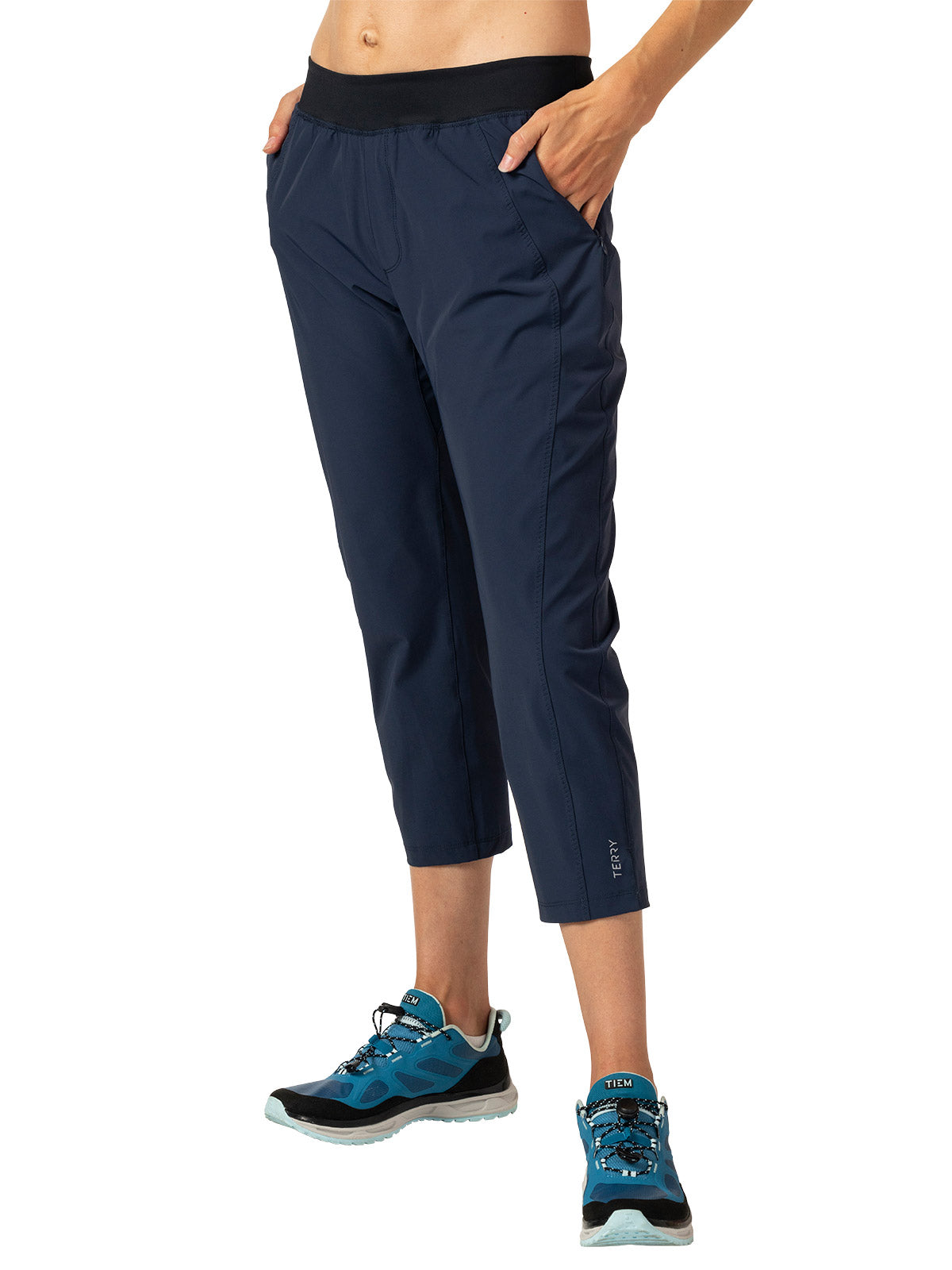 Terry Women's Pedal Pusher Bike Capri Black Iris / XX Large