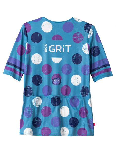 Terry Soleil Short Sleeve Bike Top in color || Polka Rocks