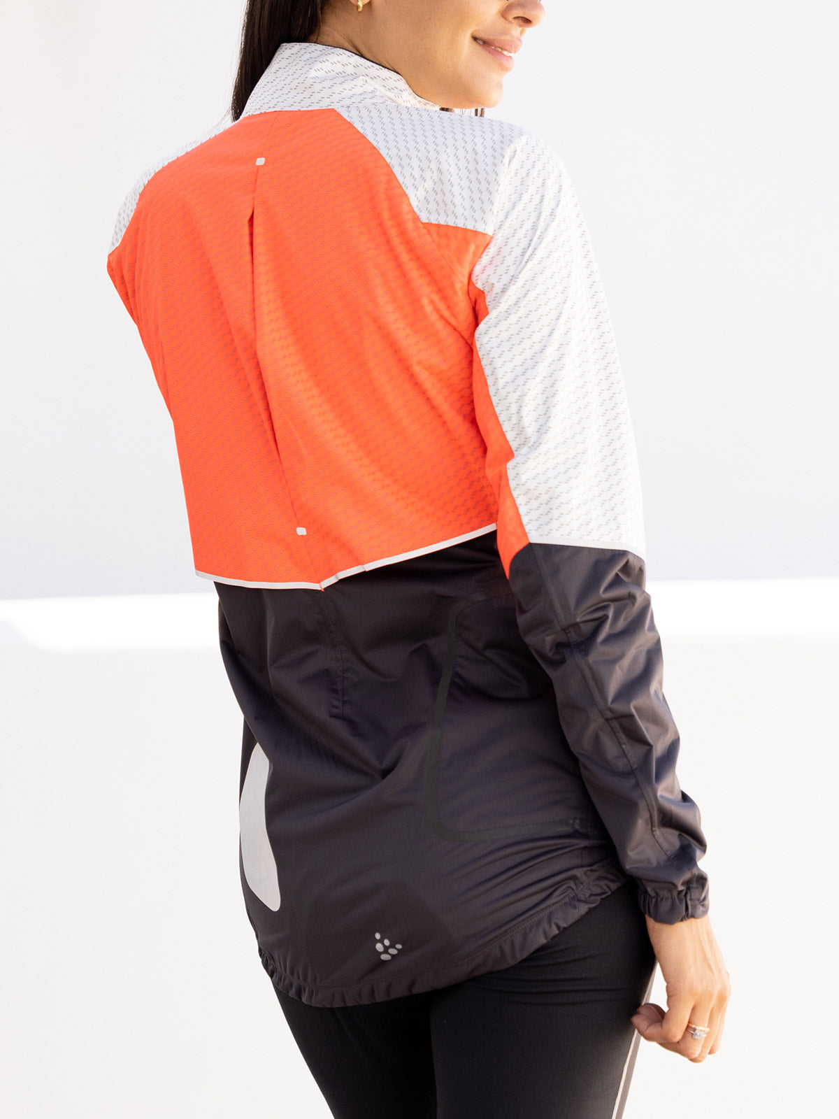 Craft ADV Hydro Lumen Bike Jacket in color || Shock | Ash