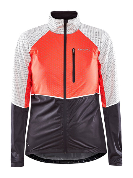 Craft ADV Hydro Lumen Bike Jacket in color || Shock | Ash