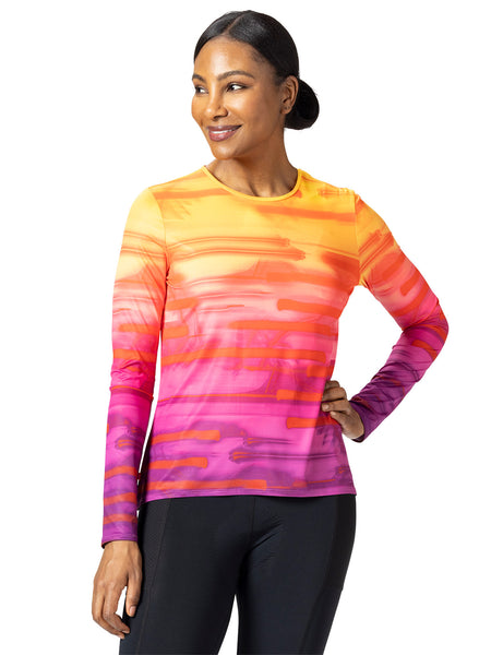 Terry Soleil Flow Long Sleeve Bike Top in color || Zion