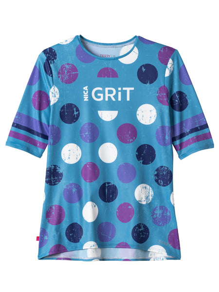 Terry Soleil Short Sleeve Bike Top in color || Polka Rocks
