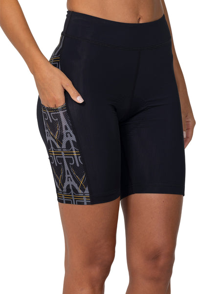 Terry Cyclone Bike Short in color || Eiffel Noir