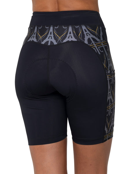 Terry Cyclone Bike Short in color || Eiffel Noir