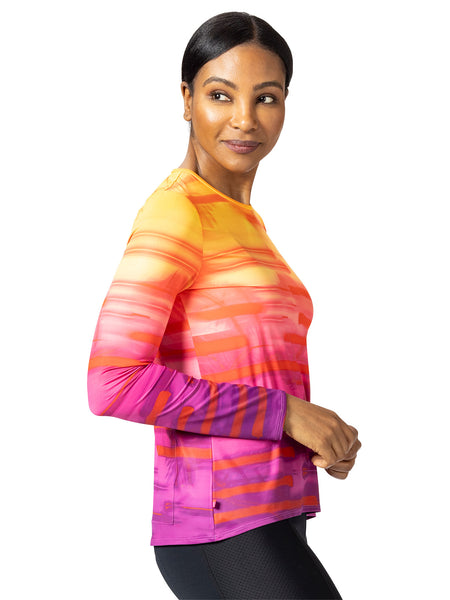 Terry Soleil Flow Long Sleeve Bike Top in color || Zion