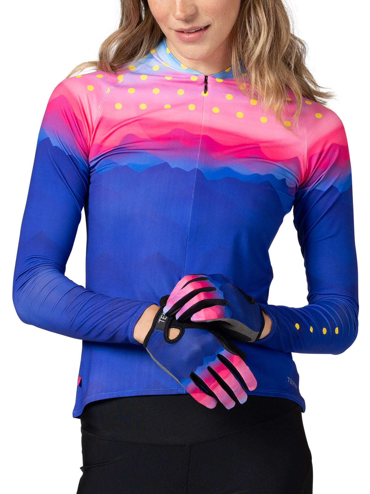 Terry Full Finger Cycling T-Gloves in color || Panorama