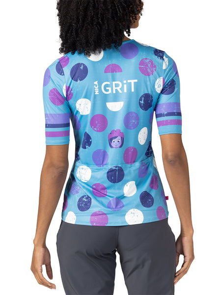 Terry Soleil Short Sleeve Bike Top in color || Polka Rocks