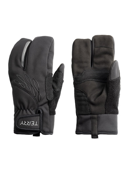 Terry Windshear Bike Lobster Mitts in color || Black