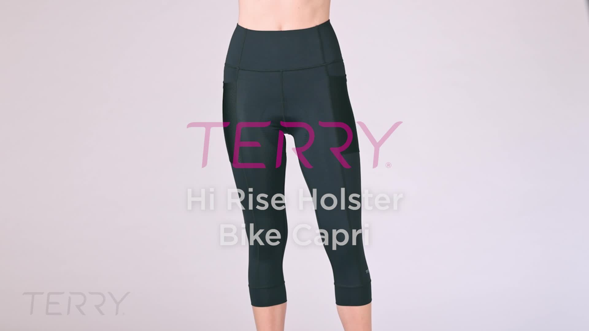 Terry Women's Hi Rise Holster Bike Capri - FA25