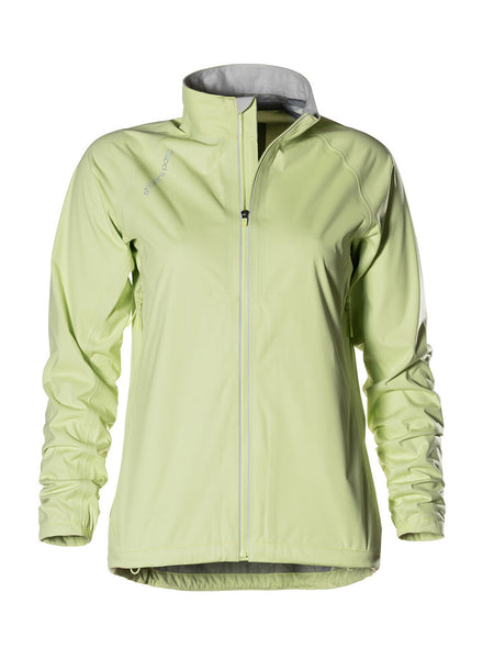 Showers Pass Cloudburst Bike Jacket in color || Pear