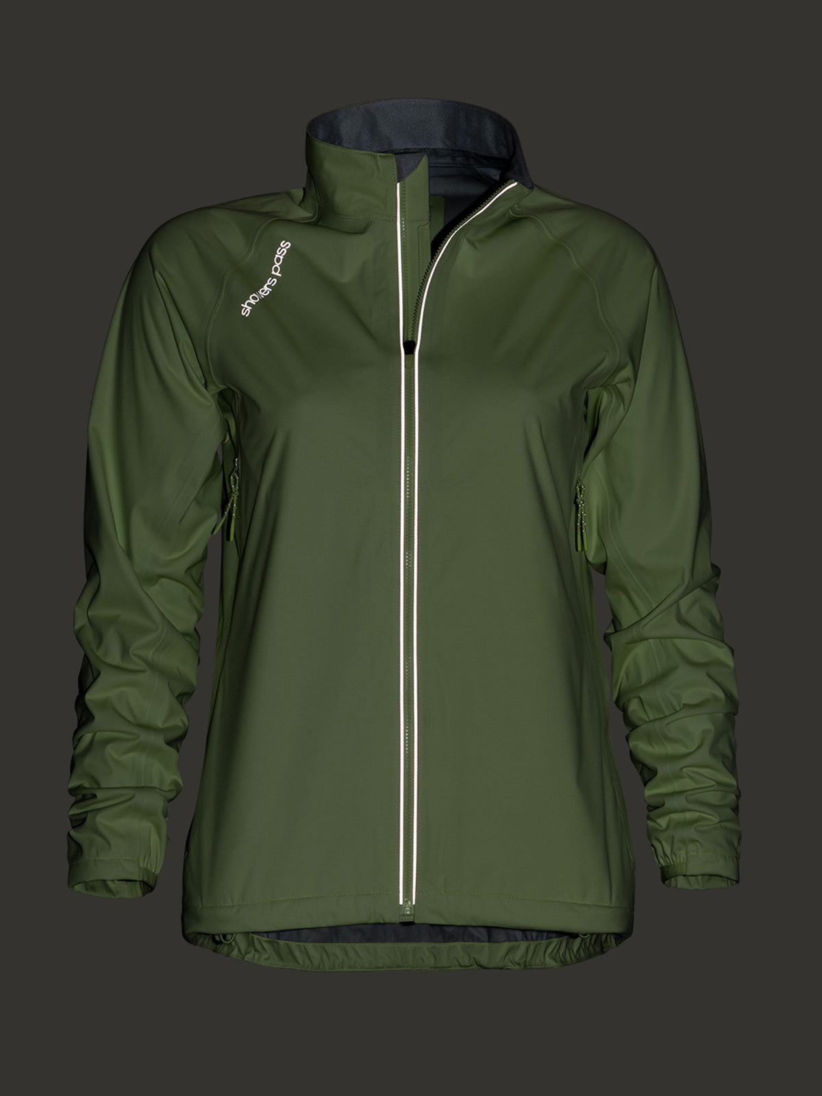 Showers Pass Cloudburst Bike Jacket in color || Pear