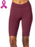 Terry Bike Bermuda Short in color || Mauve Wine