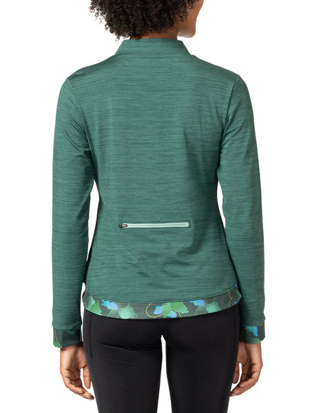 Terry Tulip Bike Jersey in color || Heather Forest
