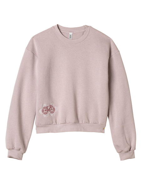 Terry Optibike Crewneck Sweatshirt in color || Pink