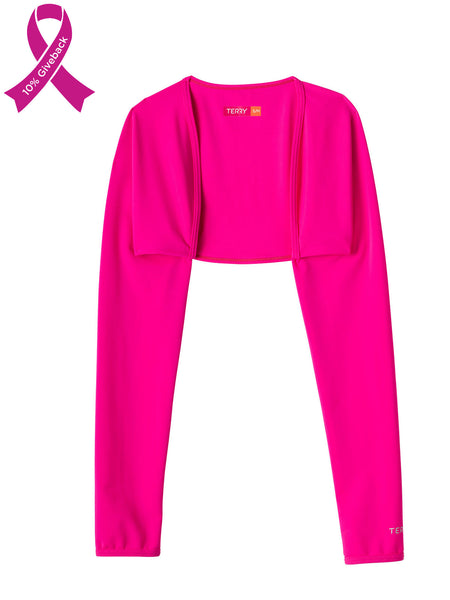 Terry Bolero Light in color || Neon Pink