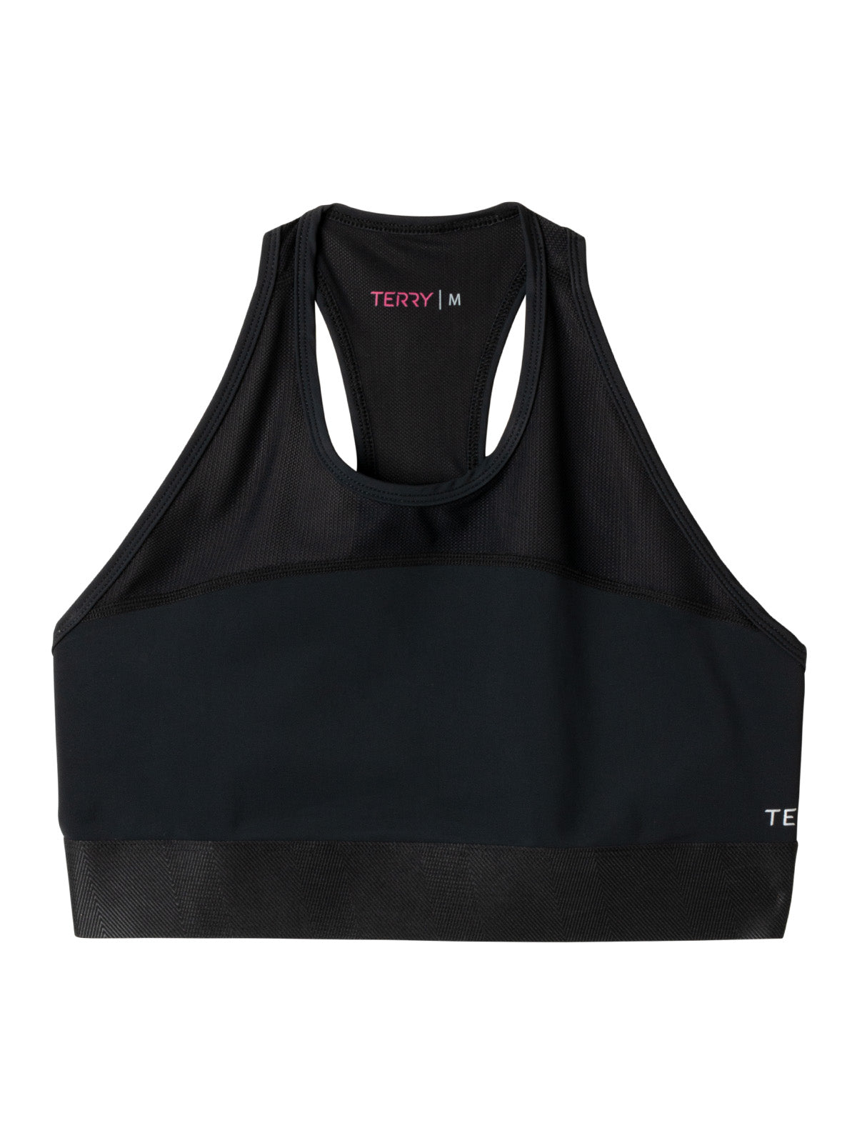 Terry Cyclo Bra in color || Black