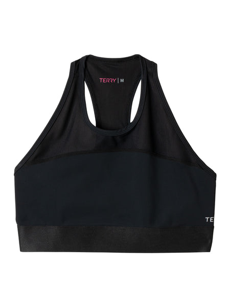 Terry Cyclo Bra in color || Black