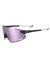 Tifosi Vogel XC Cycling Sunglasses in color || Matte Black | Light Purple Mirror