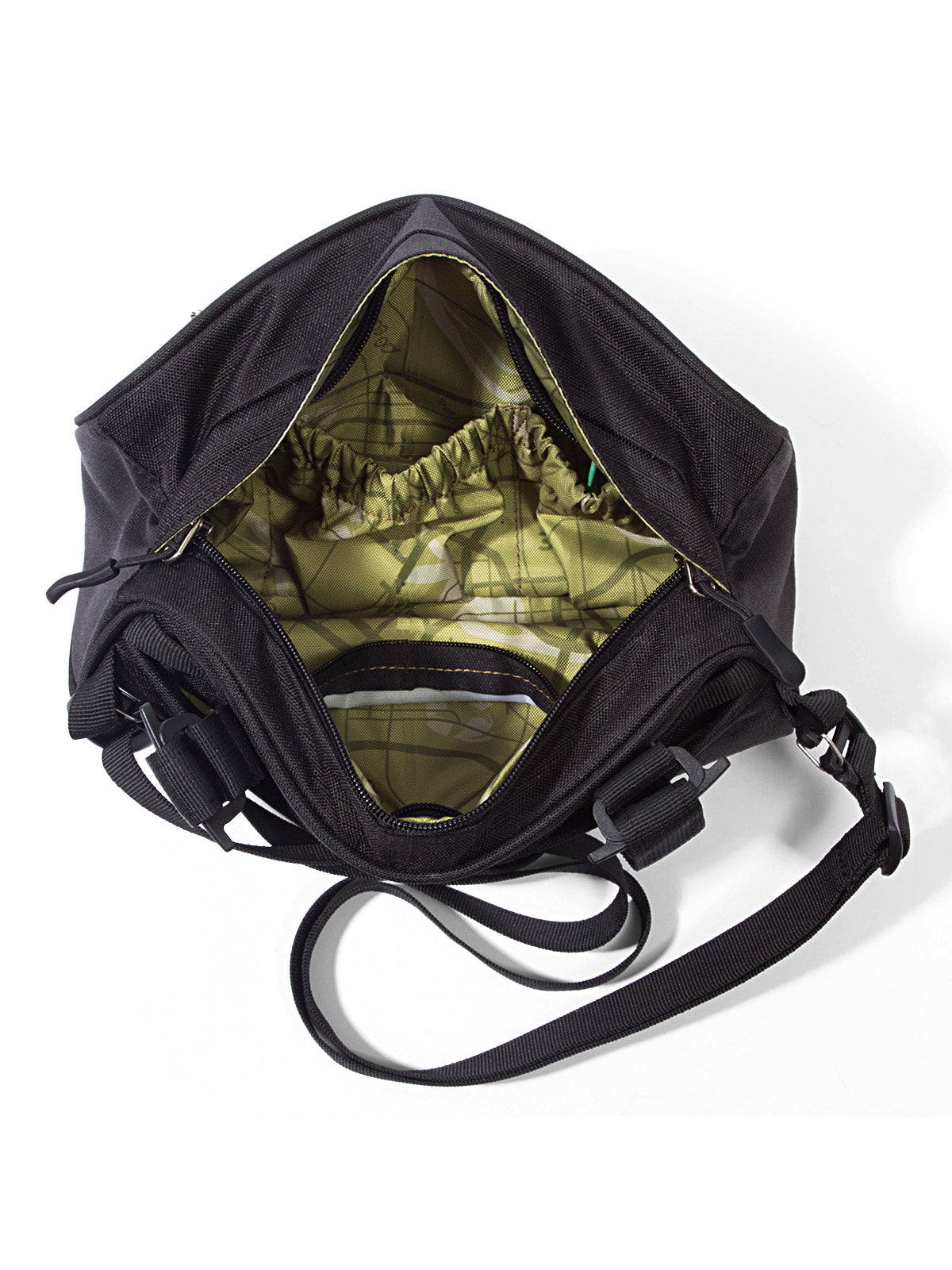 Po Campo Domino Bicycle Handlebar Bag in color || Black