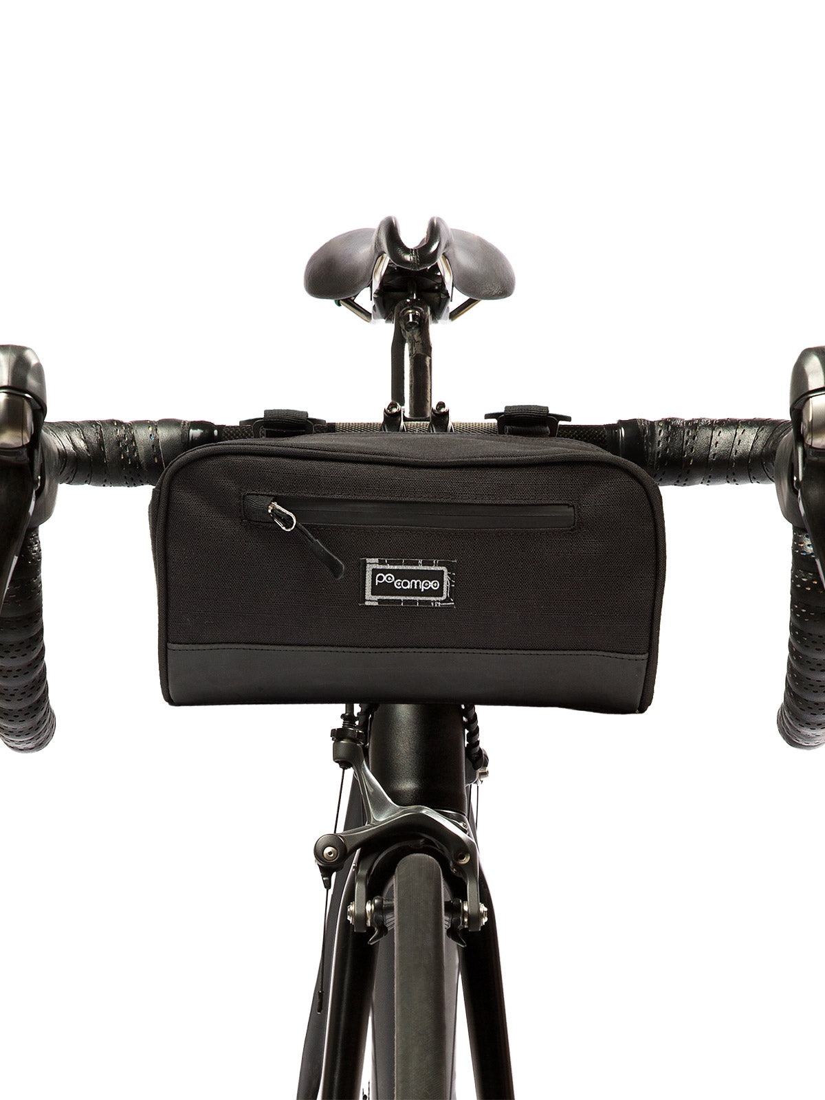 Po Campo Domino Bicycle Handlebar Bag in color || Black