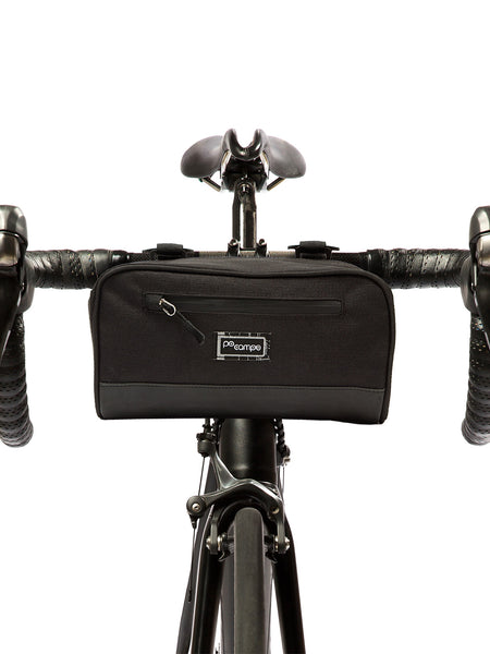 Po Campo Domino Bicycle Handlebar Bag in color || Black