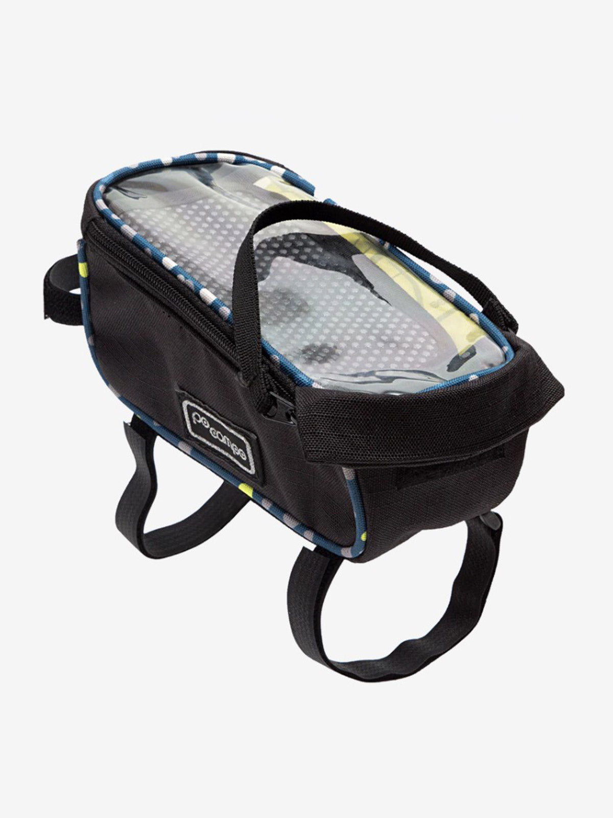 Po Campo Tussey Phone Bike Bag in color || Black Bubbly