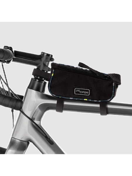 Po Campo Tussey Phone Bike Bag in color || Black Bubbly
