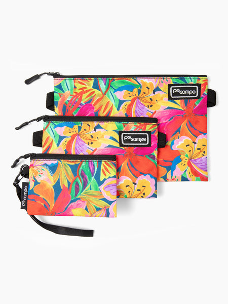 Po Campo Pace Pouches in color || Tropical Nights