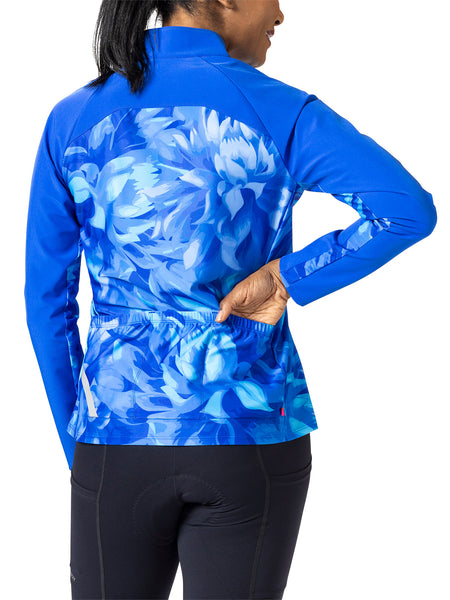 Terry Hybrid Bike Jacket in color || Sapphire | Chroma