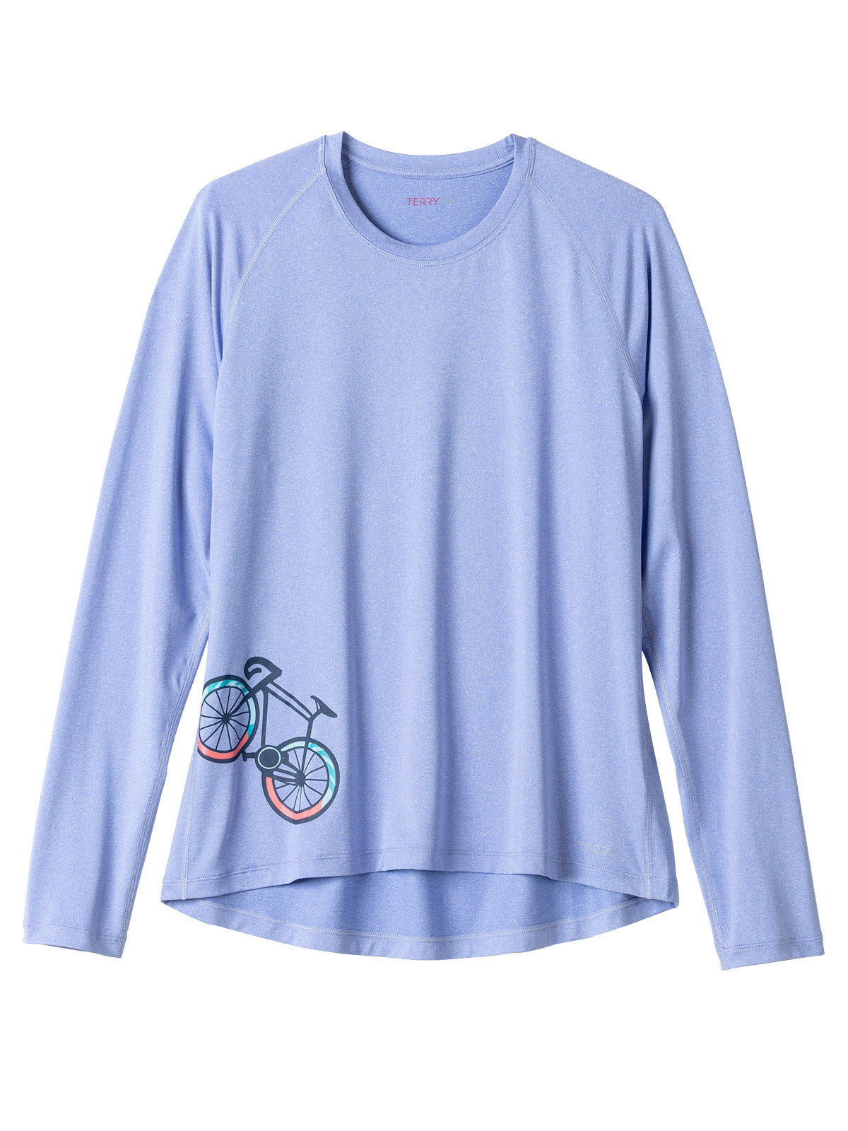 Terry Tech Tee Flow Long Sleeve in color || Jacaranda | Hot Wheels