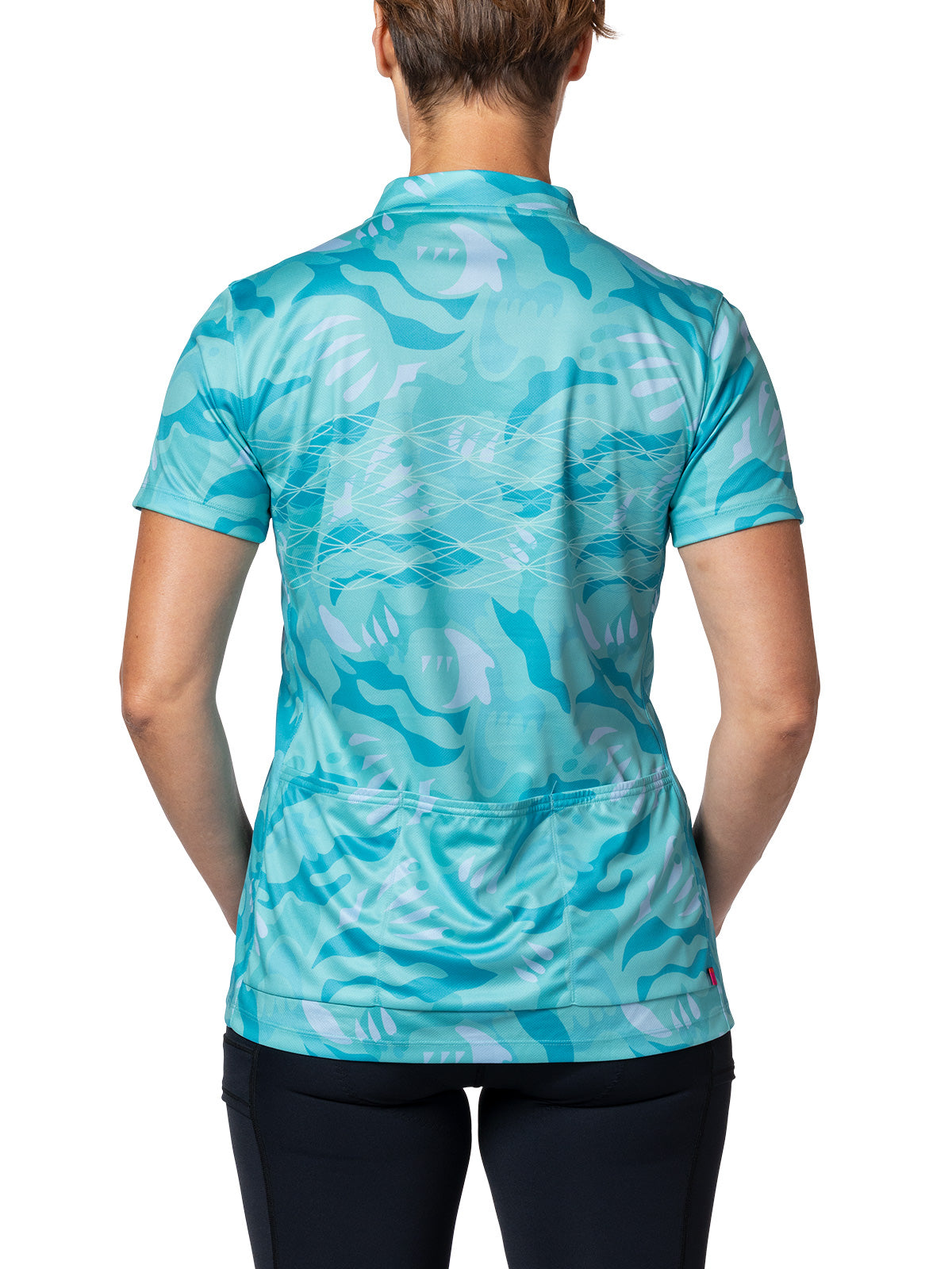 Terry Actif Bike Jersey Plus in color || Sea Nymph