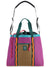 Topo Mountain Utility Bike Tote in color || Botanical Green|Grape