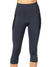 Terry Hi Rise Holster Bike Capri in color || Black