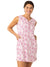 Benares Bicycle PJ V-Nighty in Pink Colorway