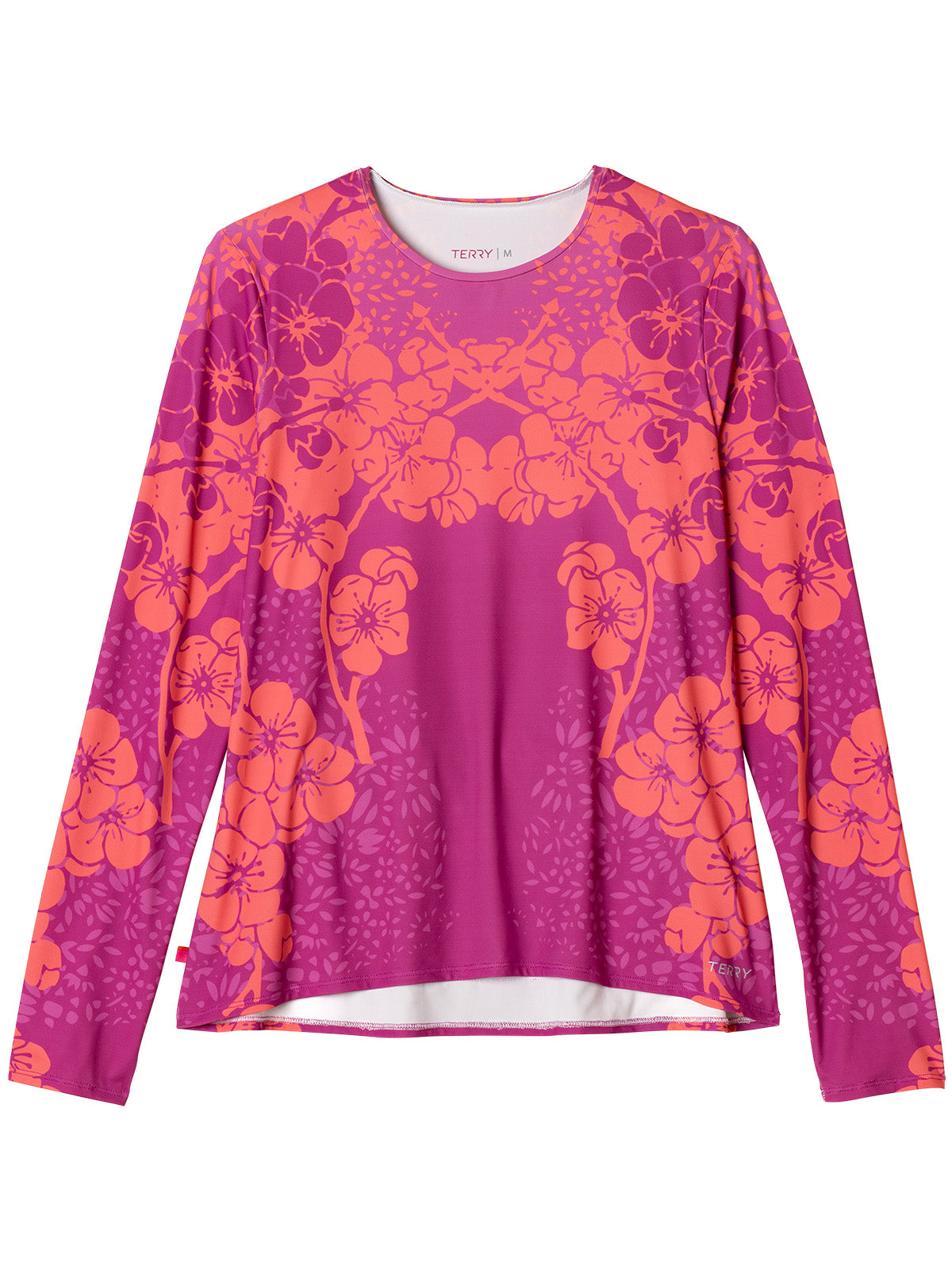 Terry Soleil Flow Long Sleeve Bike Top in color || Lokelani Rose