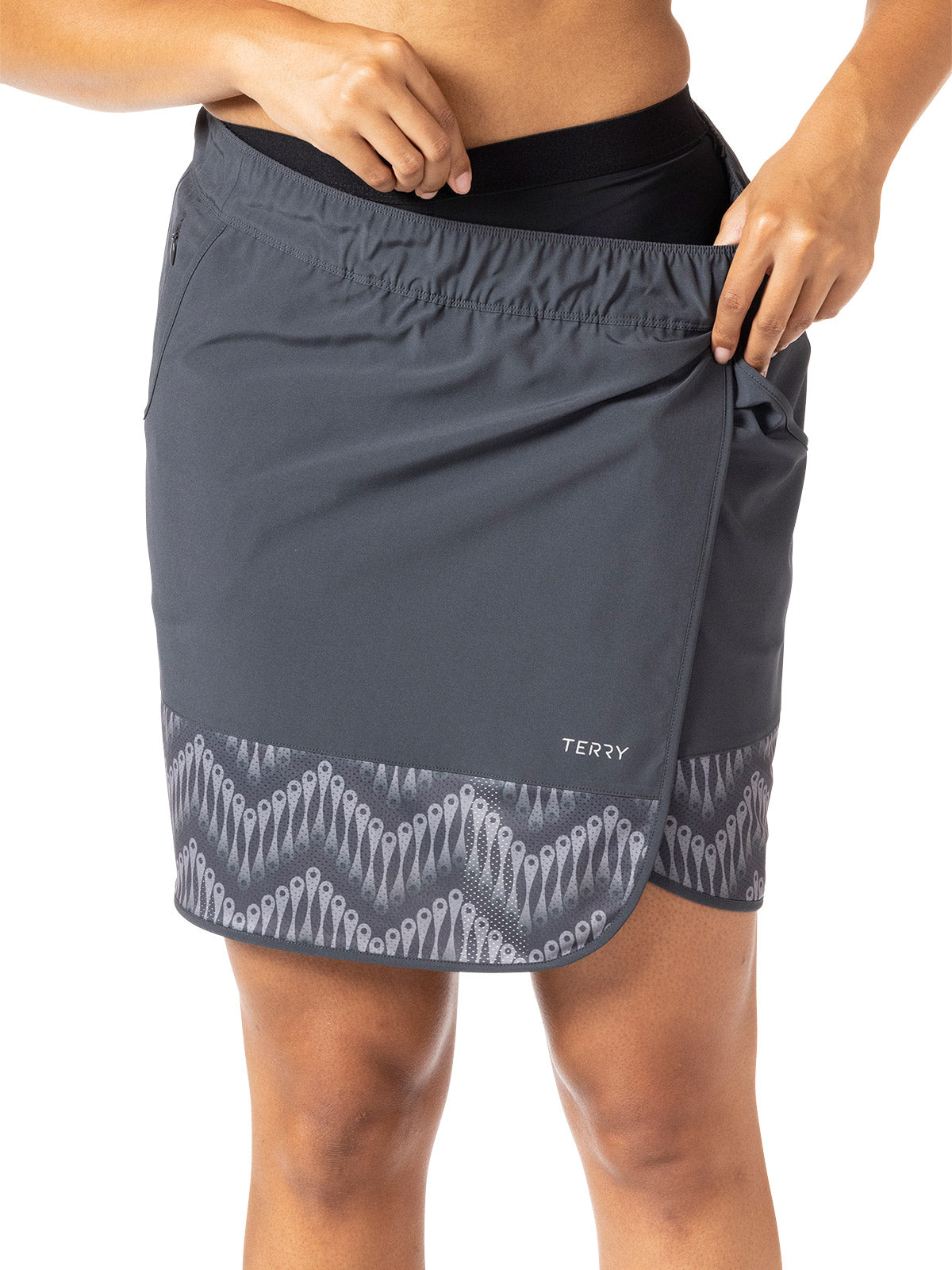 Terry Rover Bike Skort in color || Ebony | Speed Link