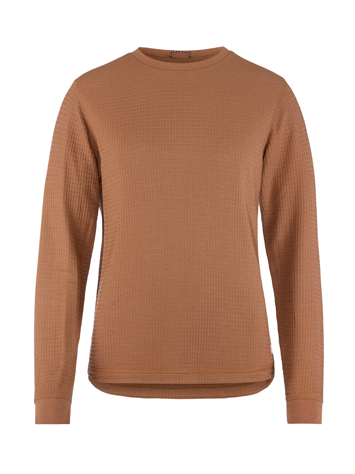 Craft Wool Waffle Baselayer Top in color || Clove