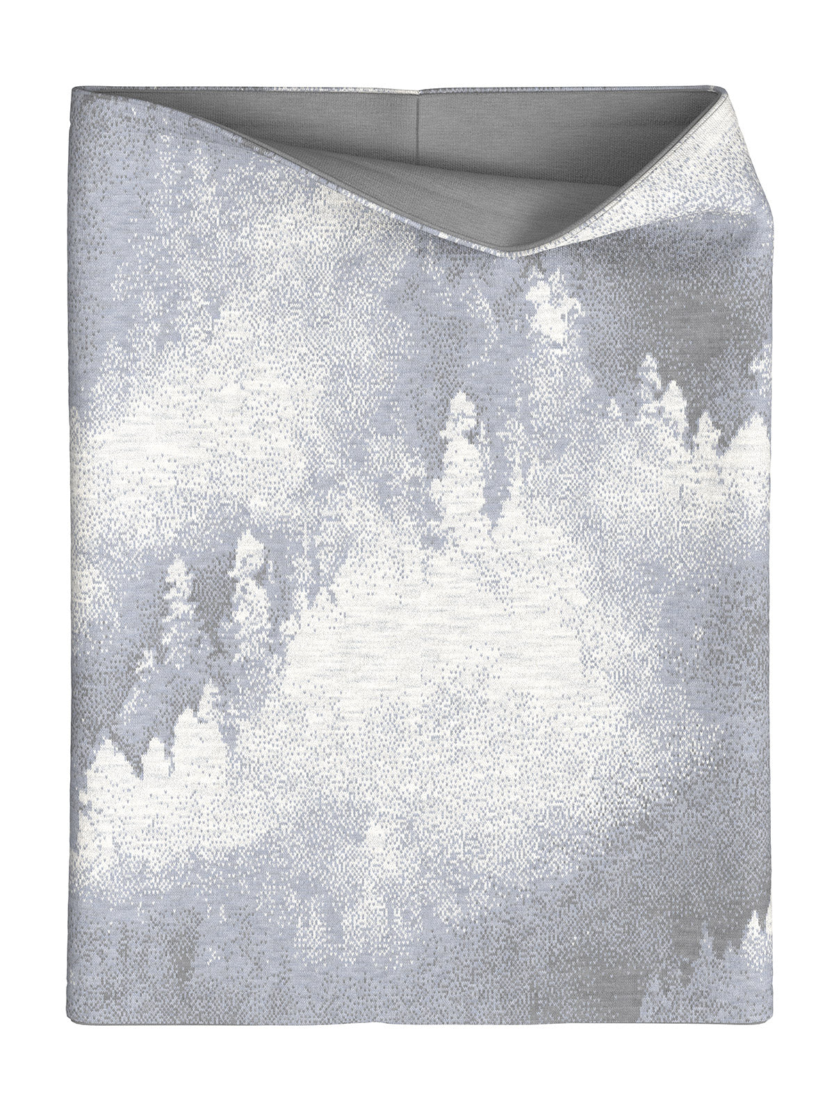 Smartwool Thermal Merino Reversible Neck Gaiter in Light Gray Foggy Pines Colorway