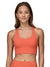 Patagonia Maipo Mid Impact Sport Bra in color || Pimento Red