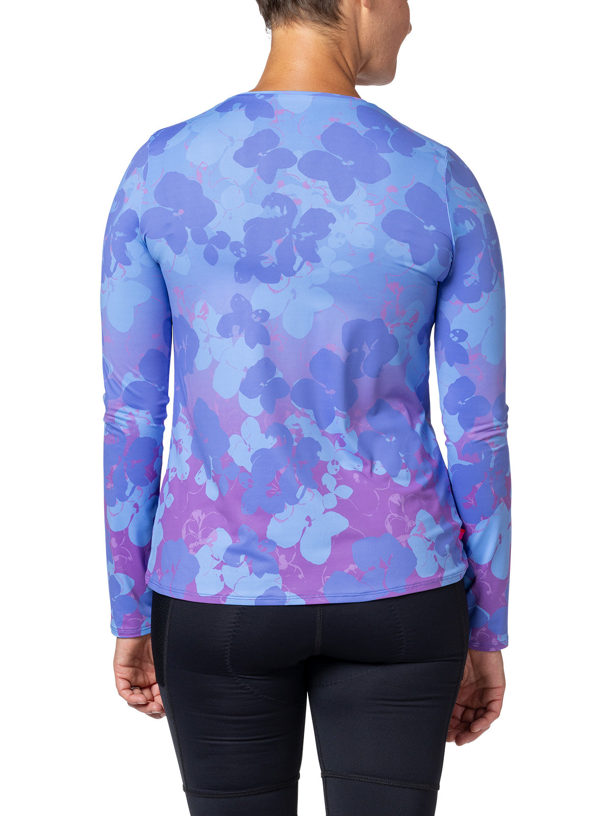 Terry Soleil Free Flow Long Sleeve Multi Sport Top in color || Lavender Shimmer