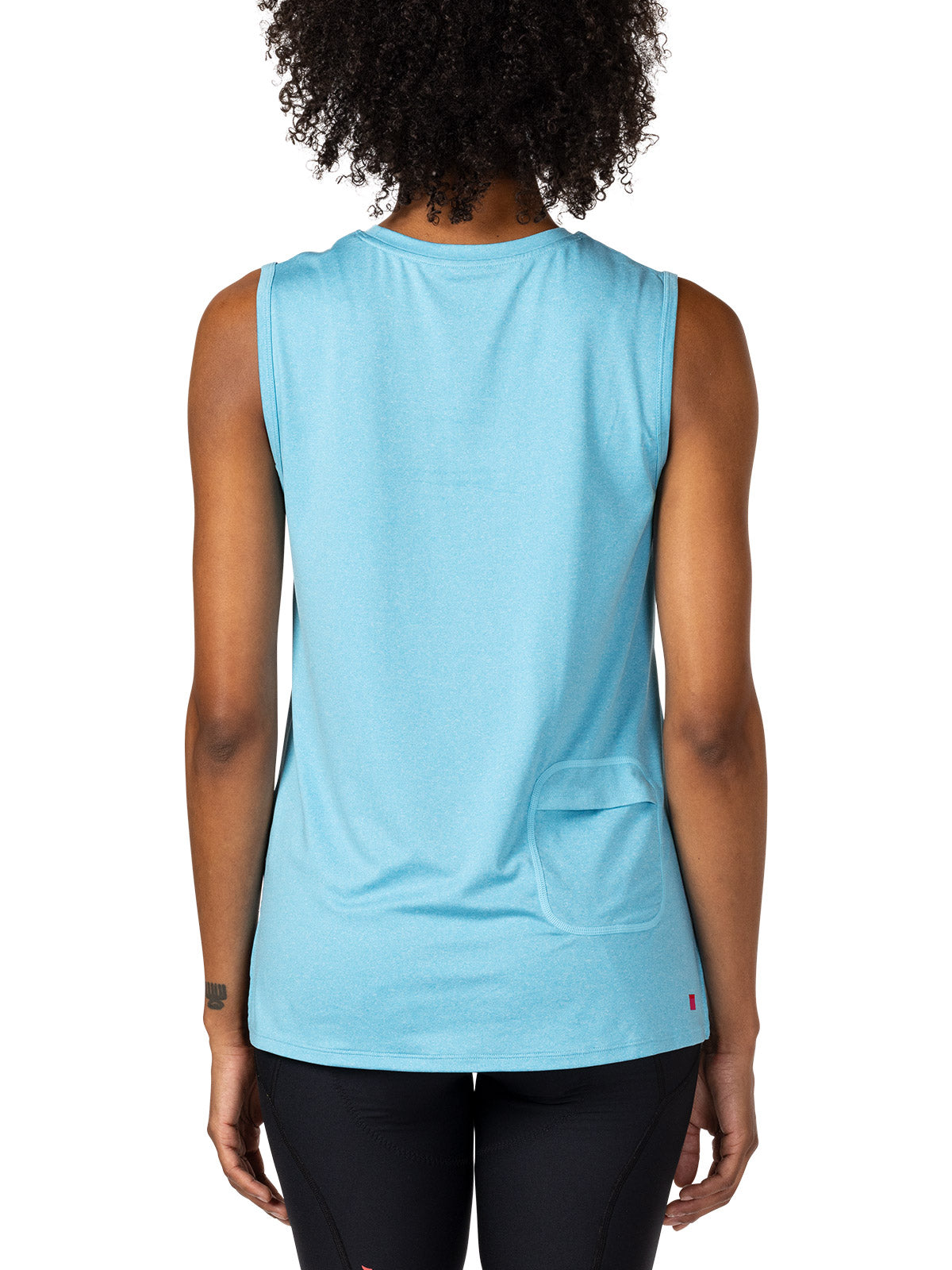Terry Tech Tee Tank in color || Horizon Blue Hummingbird