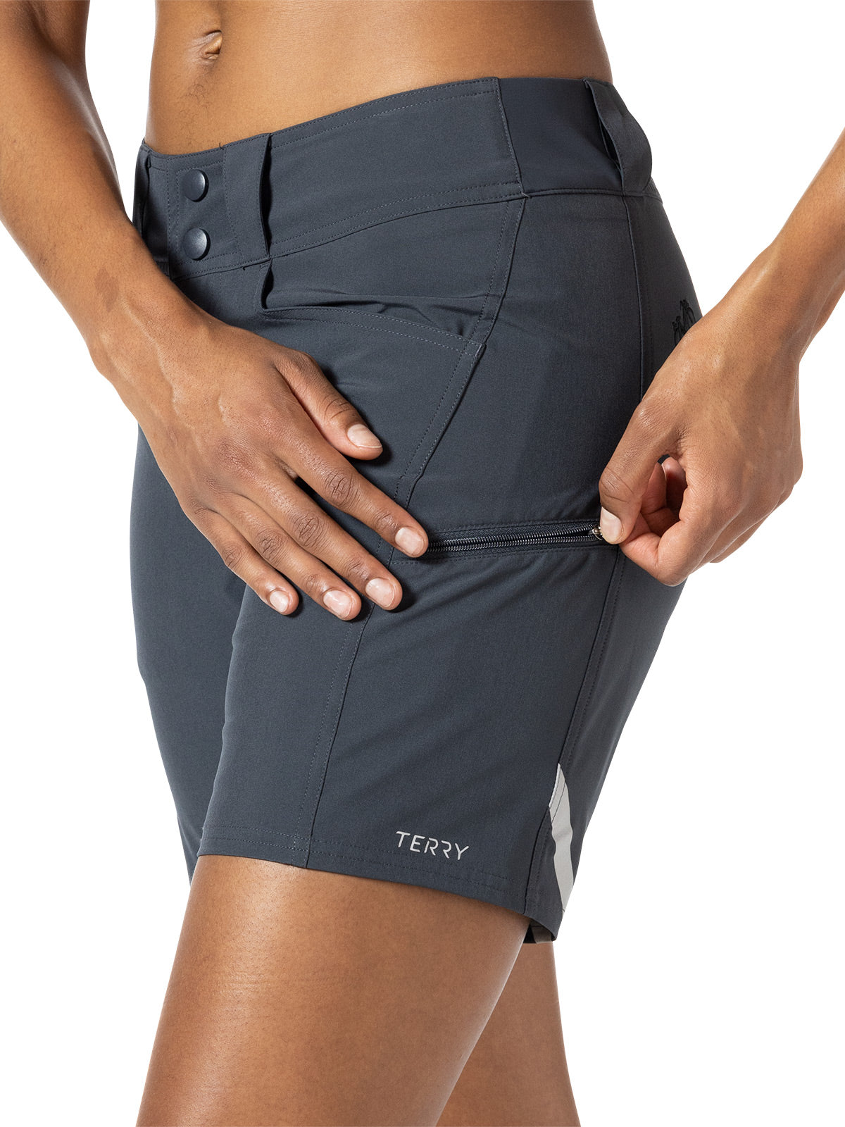 Terry Metro 7 inch Bike Short in Ebony Colorway