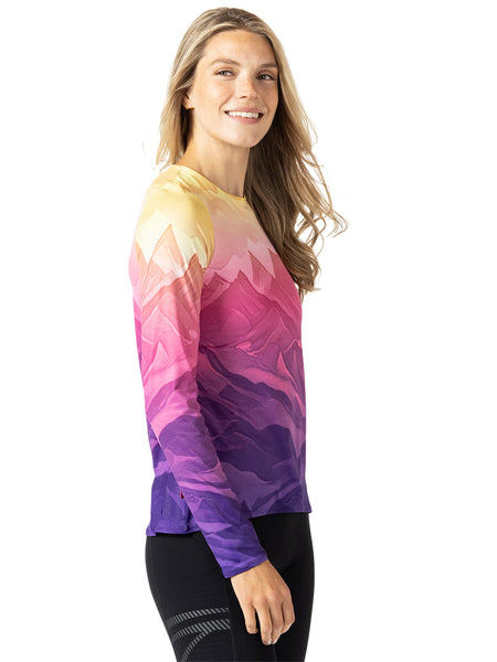 Terry Soleil Long Sleeve Bike Top in color || Passo Rosa